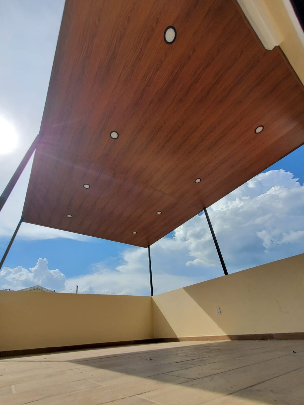 Pérgola Cobijo instalada: Terraza