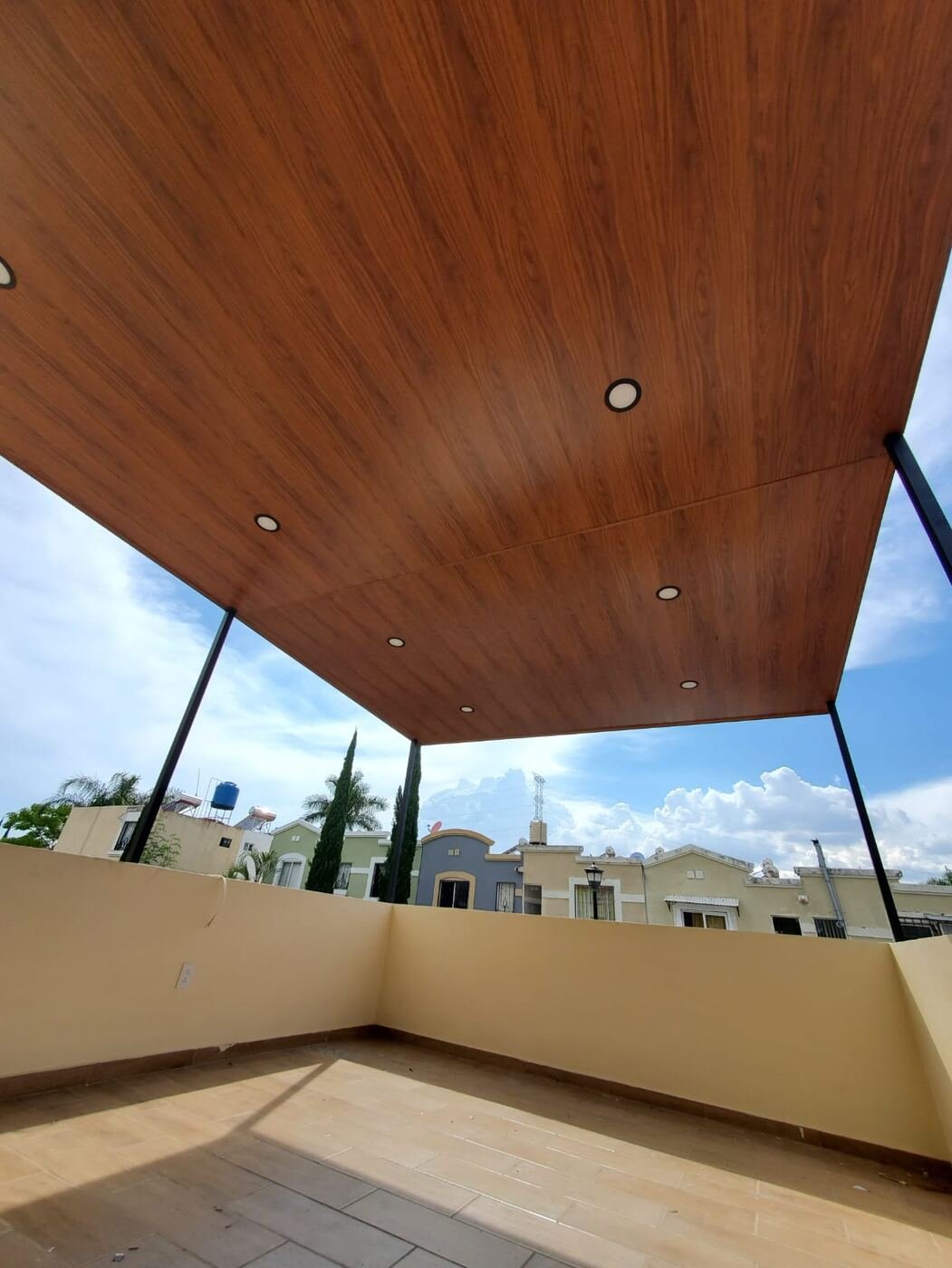 Pérgola Cobijo instalada: Terraza